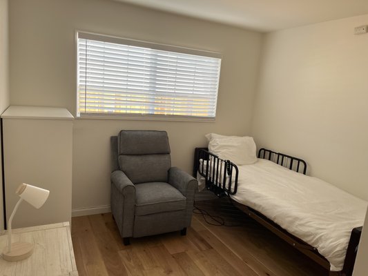 Private bedroom at The Rose Garden Elderly Care